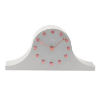 Drevené stolové hodiny napoleónky JVD HC202.3, sivá 28cm 